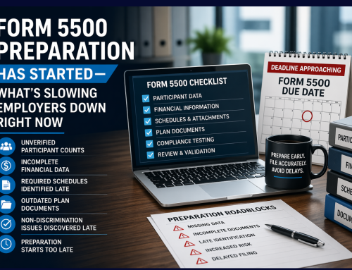 Form 5500 Preparation Has Started — What’s Slowing Employers Down Right Now